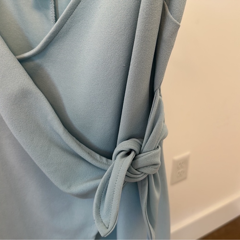 Blue wrap dress - Picture 3 of 3